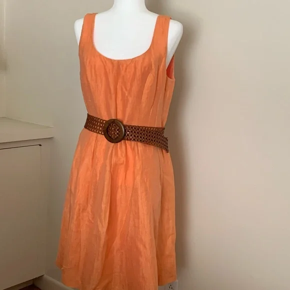open lace back dress Happy Halter Mini Dress ~ Orange Crochet – Show Me Your Mumu main image 0